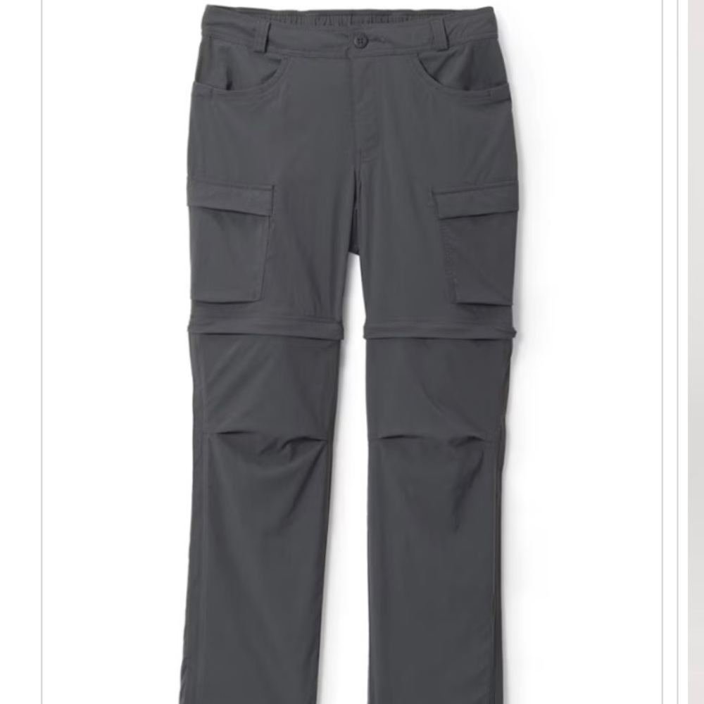 Rei convertible hiking pants. Zip off pants